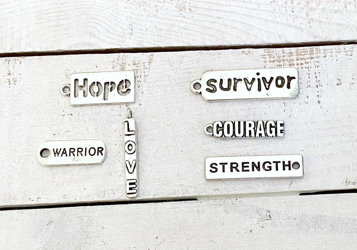 Burgundy Customizable Awareness Ribbon Charm Necklace with Optional Add On Charms