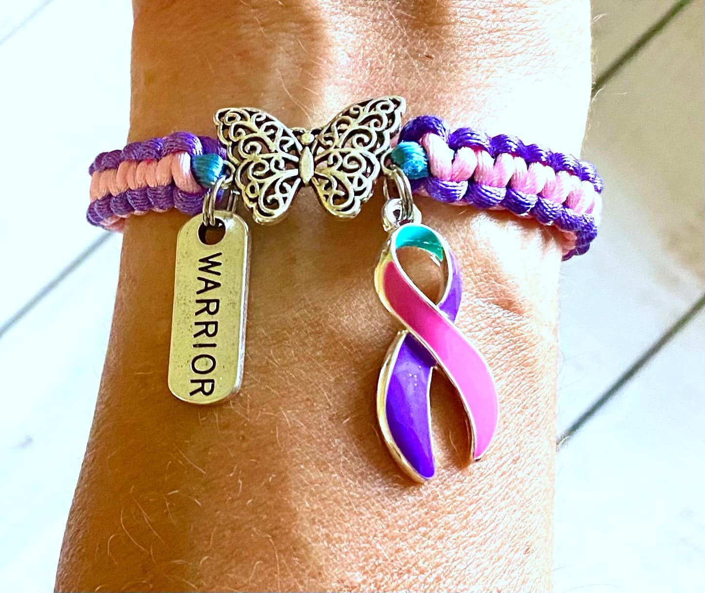 Amazon.com: Inspirational Thyroid Cancer Awareness Silicone Bracelet, Never  Lose Hope Wristband, Teal/Purple, and Pink Ribbon Silicone Rubber Support  Wristbands, Wristbands Unisex Gift for Women Men -12 Pcs(E-4) : Sports &  Outdoors